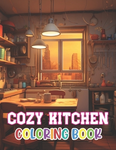 Cozy Kitchen Coloring Book