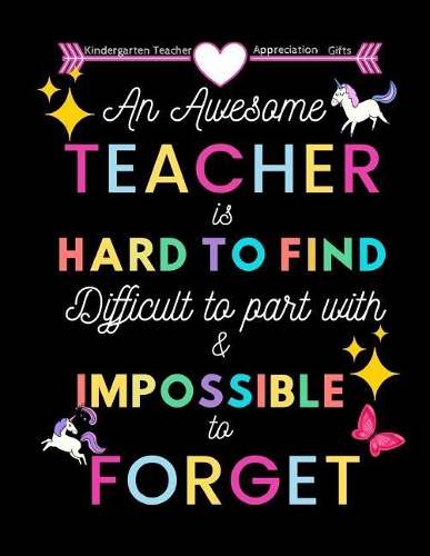 Kindergarten Teacher appreciation gifts