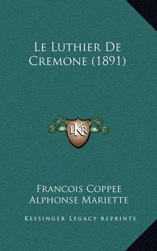 Le Luthier de Cremone (1891)