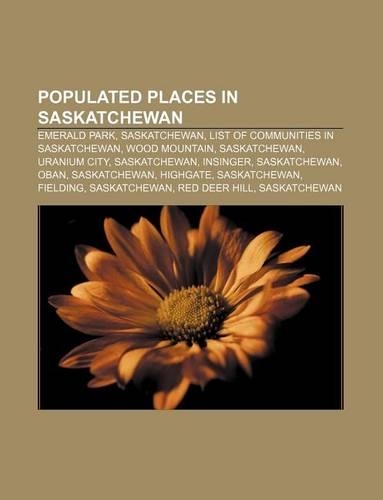 Populated Places in Saskatchewan