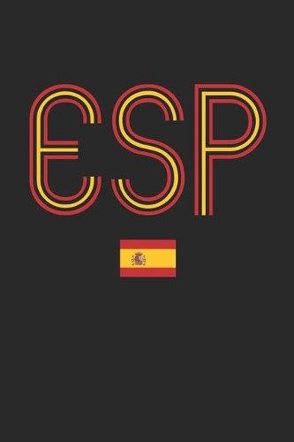 Vintage Spain Notebook - Spain Diary - Retro Spanish Flag Journal - Spain Gifts