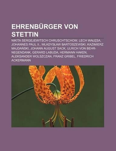 Ehrenburger Von Stettin