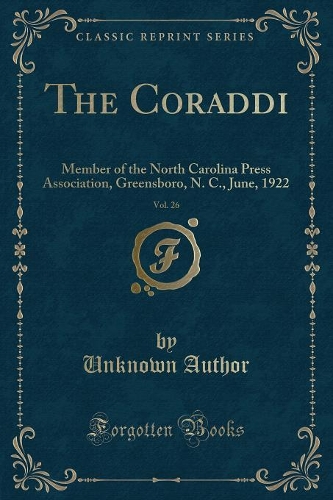 The Coraddi, Vol. 26