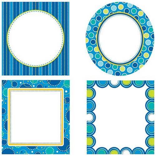 Bubbly Blues Cut-Outs