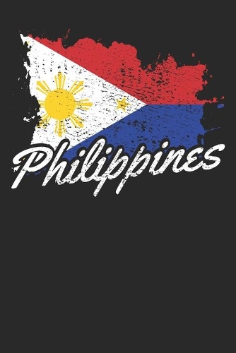 Notebook: Philippines Vintage Gift Dot Grid 6x9 120 Pages