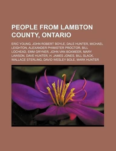 People from Lambton County, Ontario
