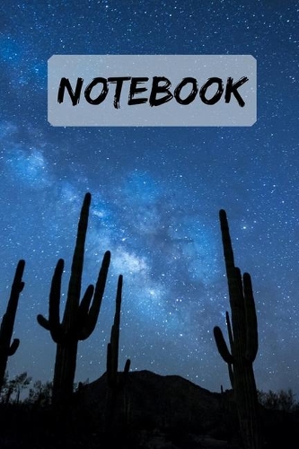 Notebook Night sky Cactus Journal Notepad