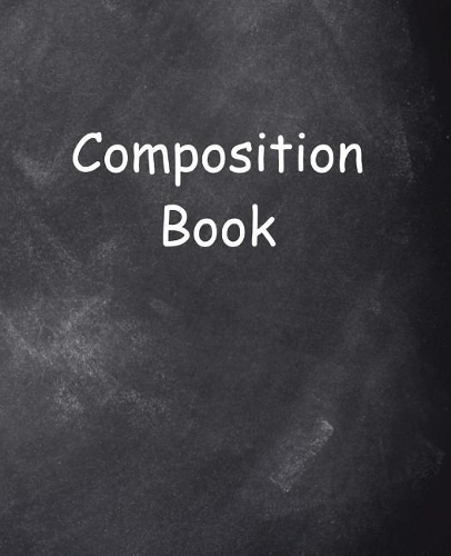 School Composition Book Chalkboard Style 200 Pages