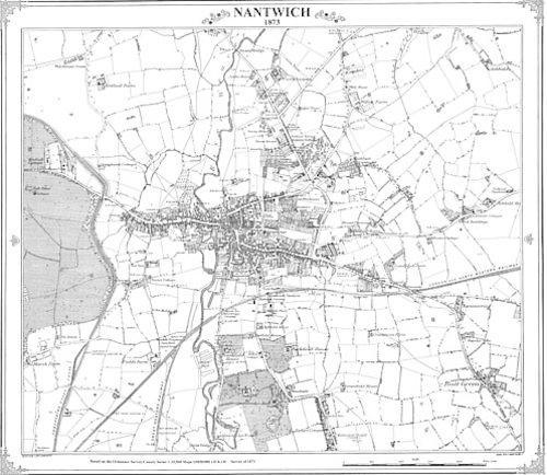 Nantwich 1873 Map