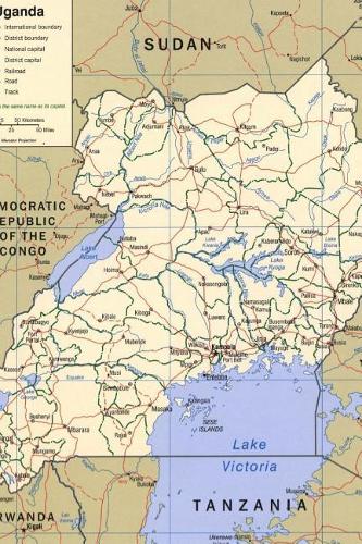 A Map of Uganda in Africa Journal