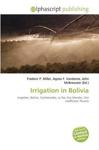 Irrigation in Bolivia
