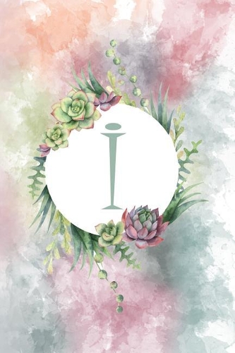 I: Customized 6x9 Inch Matte Softcover Paperback Notebook Journal With 120 Blank Lined Pages