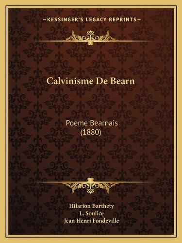 Calvinisme De Bearn