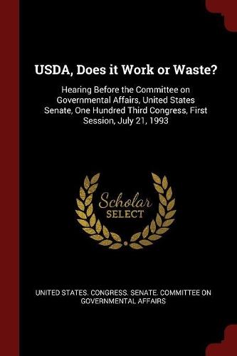 Usda, Does It Work or Waste?