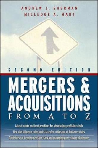 Mergers and Acquisitions from A to Z