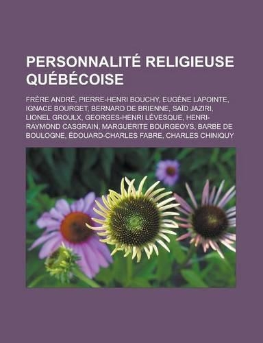 Personnalite Religieuse Quebecoise