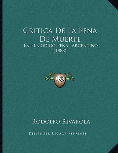 Critica De La Pena De Muerte