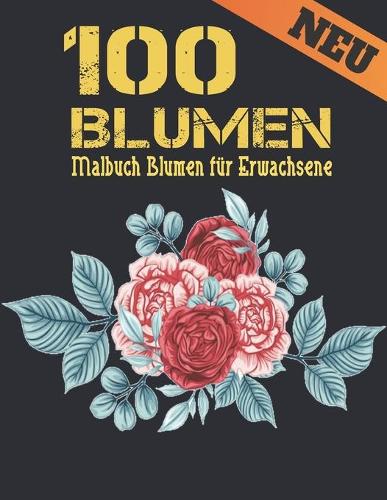 Malbuch Blumen für Erwachsene