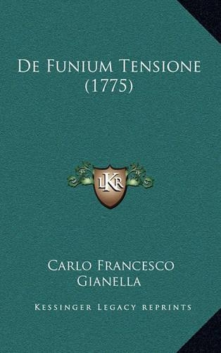 De Funium Tensione (1775)