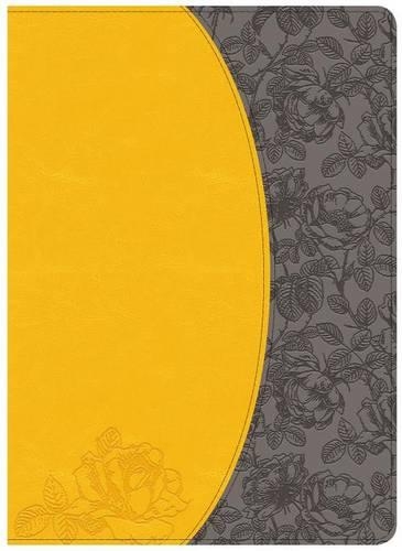 KJV Study Bible, Canary/Slate Grey, LeatherTouch