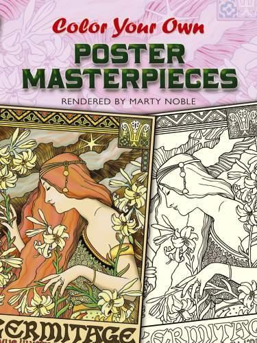 Color Your Own Poster Masterpieces: (Dover Art Coloring Book)