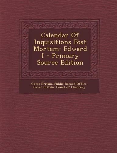Calendar of Inquisitions Post Mortem