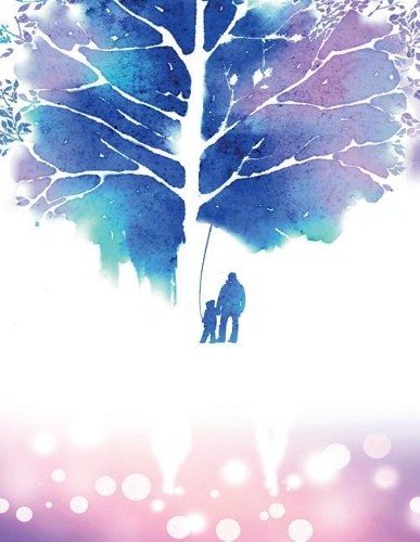 Father And Child Watercolor Notebook