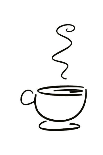 Coffee Notebook 6x9 glossy softcover 150 lined pages