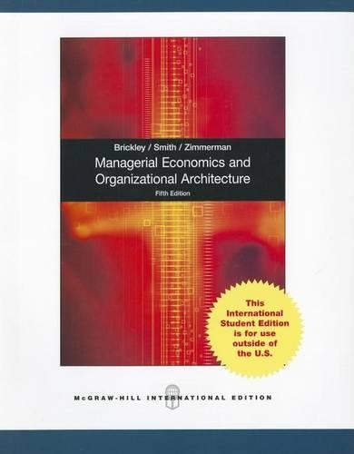Managerial Economics N Orgn Architecture