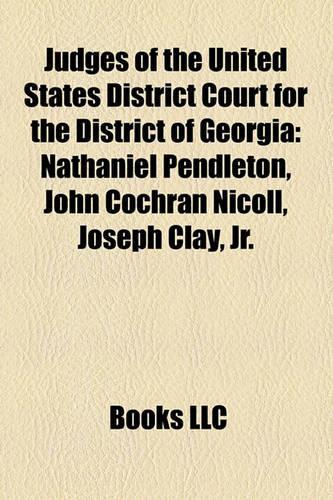 Judges of the United States District Court for the District of Georgia