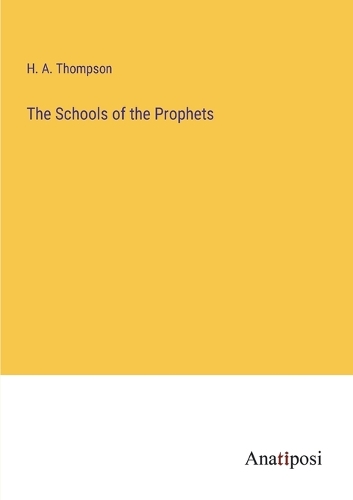 The Schools of the Prophets