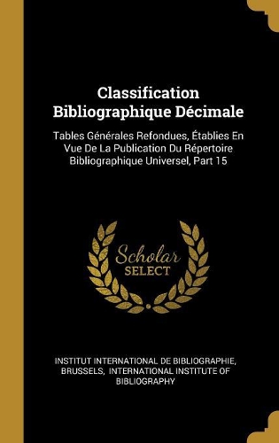 Classification Bibliographique Décimale