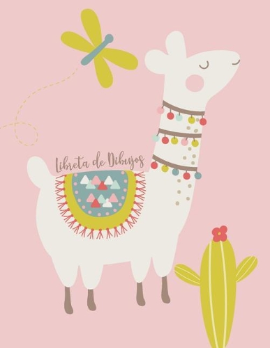 Libreta de Dibujos: Cuaderno Para Ninas de Llama Diario Grande XL Para Dibujar y Garabatear