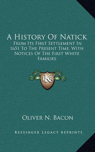 A History Of Natick