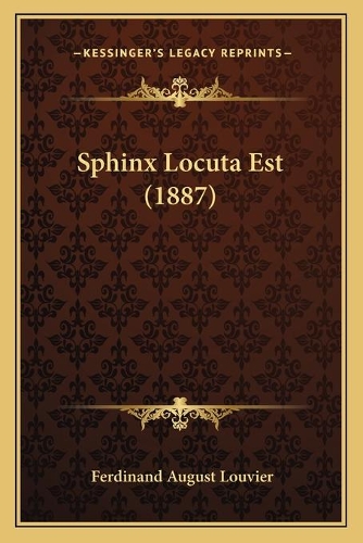 Sphinx Locuta Est (1887)