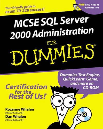 MCSE SQL Server 7 Administration For Dummies