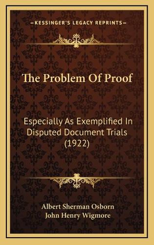 The Problem Of Proof