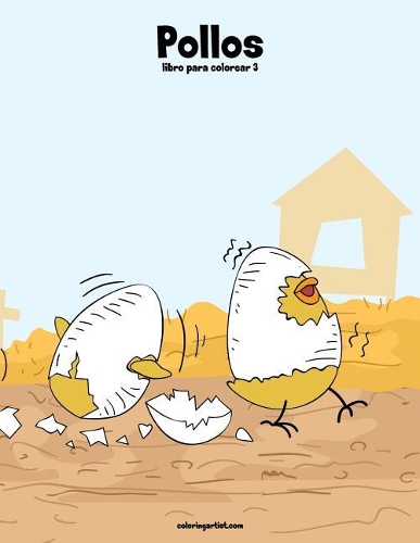 Pollos libro para colorear 3