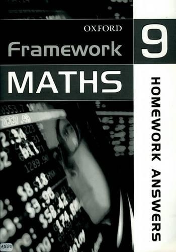 Framework Maths: Year 9: Homework Answers
