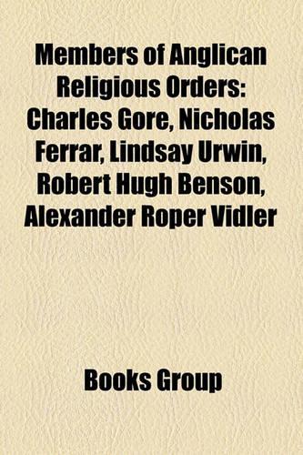 Members of Anglican Religious Orders