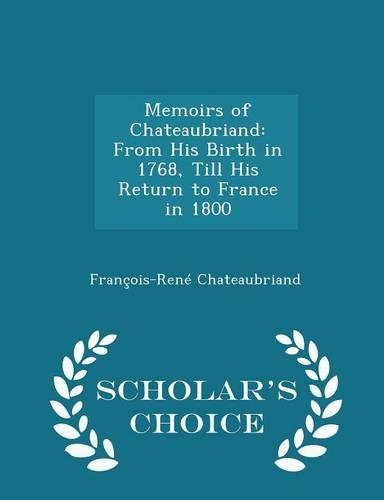 Memoirs of Chateaubriand