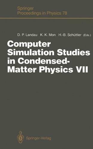 Computer Simulation Studies in Condensed-Matter Physics
