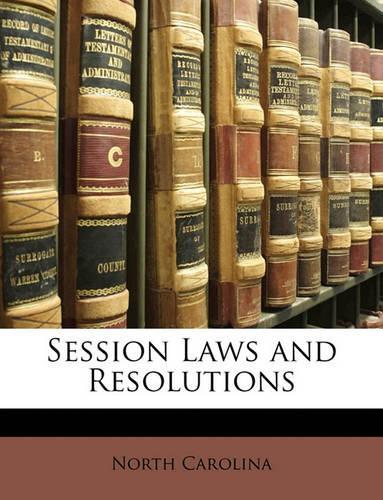 Session Laws and Resolutions