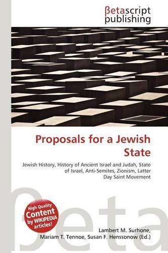 Proposals for a Jewish State: (English)