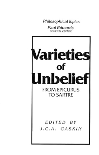 Varieties of Unbelief