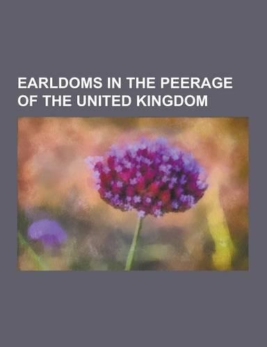 Earldoms in the Peerage of the United Kingdom