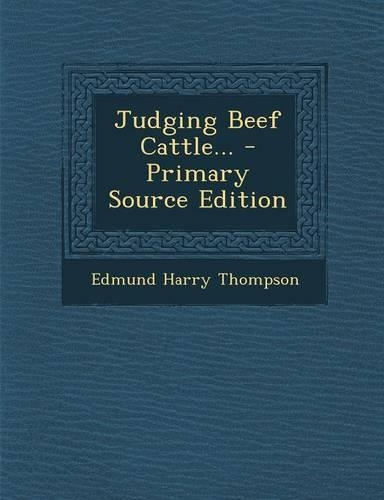 Judging Beef Cattle...