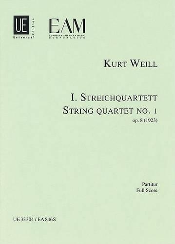 String Quartet No. 1, Op. 8: Score