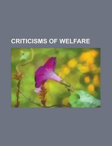 Criticisms of Welfare