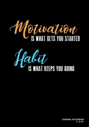 Motivation Is What Gets You Started Habit Is What Keeps You Going